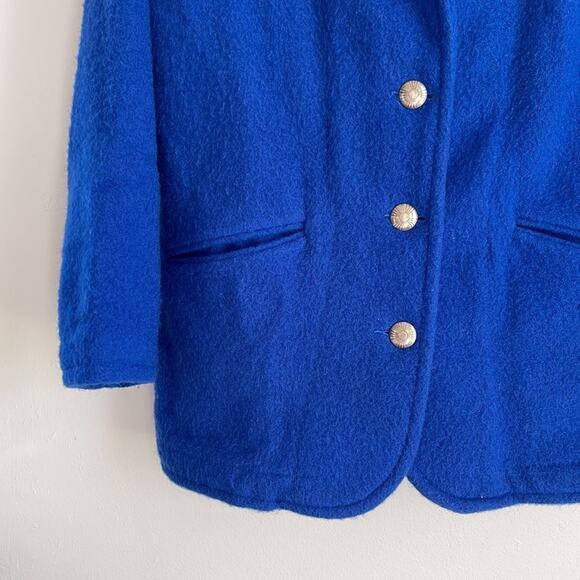 Vintage Woolrich wool mohair blend heavy weight 3 button blazer coat sz M - Picture 3 of 10